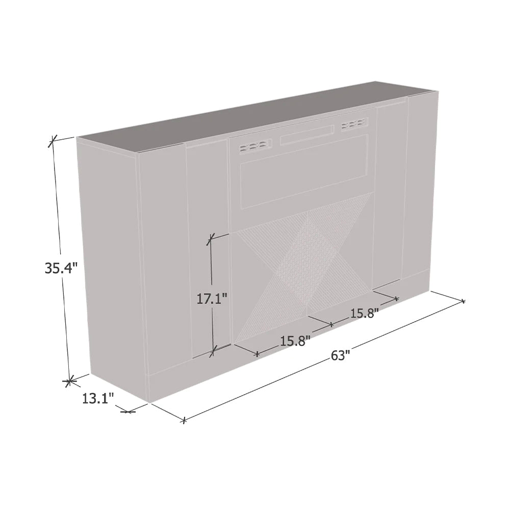 Buffet Sideboard 246 Door White Lacquer Paint UV