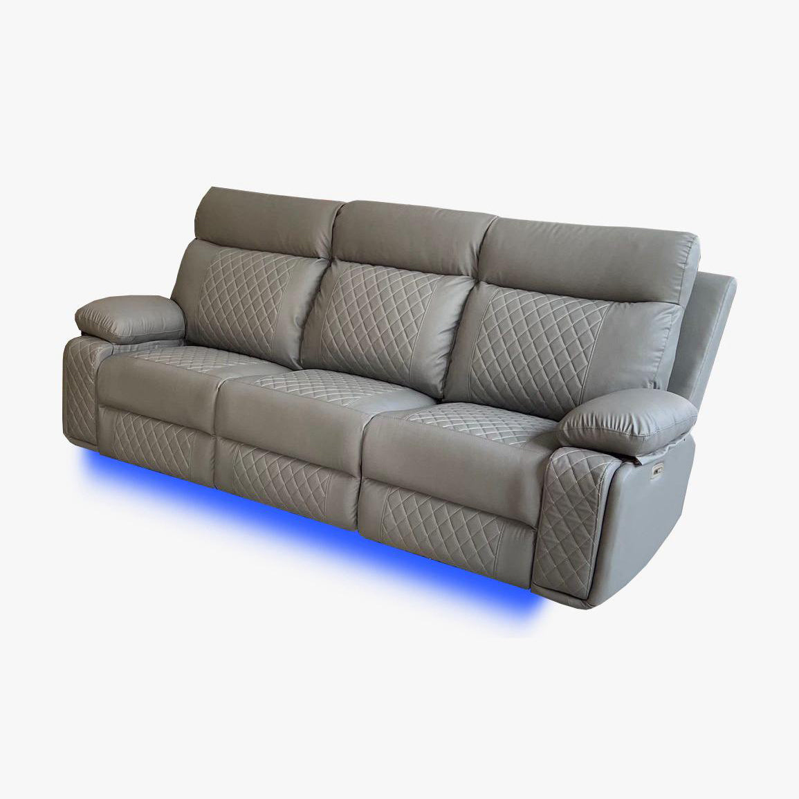BALTIMORE POWER RECLINER SOFA GREY