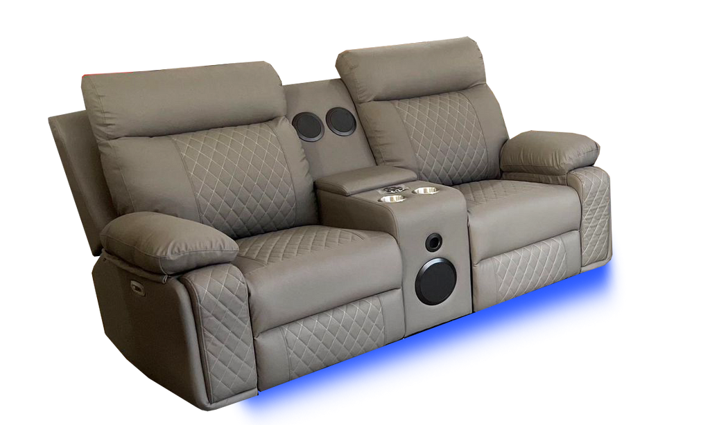 BALTIMORE POWER RECLINER SOFA SET GREY