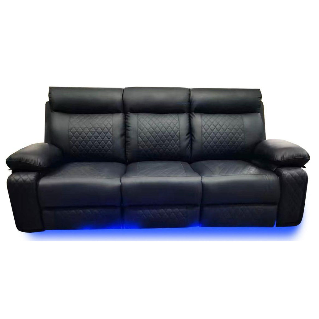 BALTIMORE POWER RECLINER SOFA BLACK