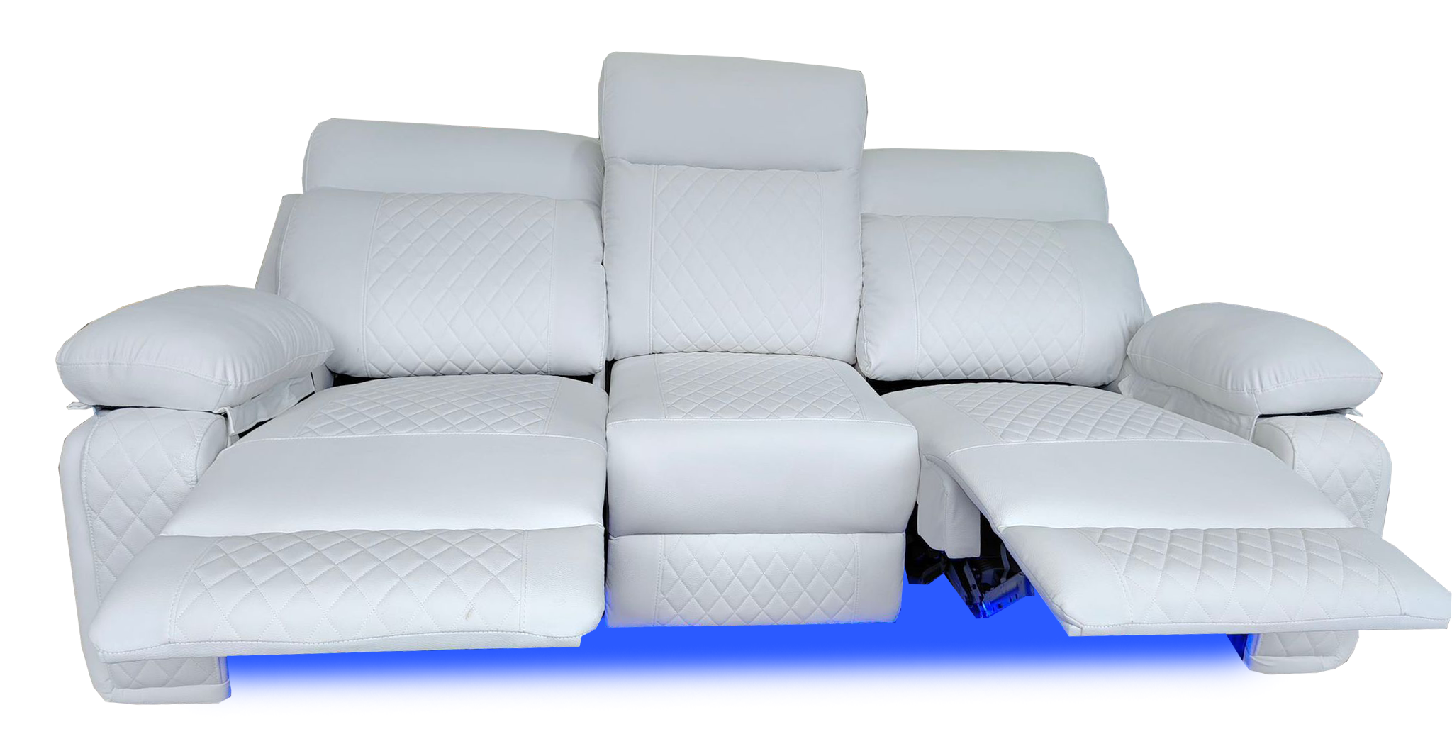 BALTIMORE POWER RECLINER SOFA WHITE