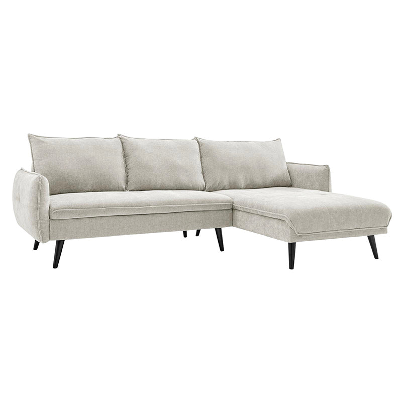 PARIS Sectional Light Grey RIGHT