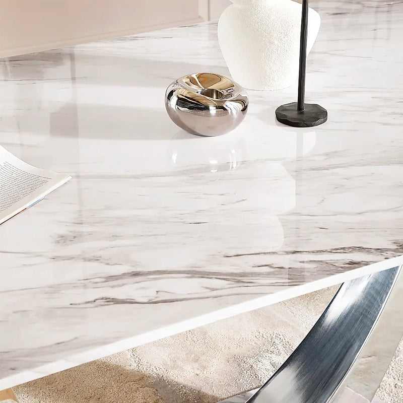 BELI DINING TABLE GREY MARBLE TOP