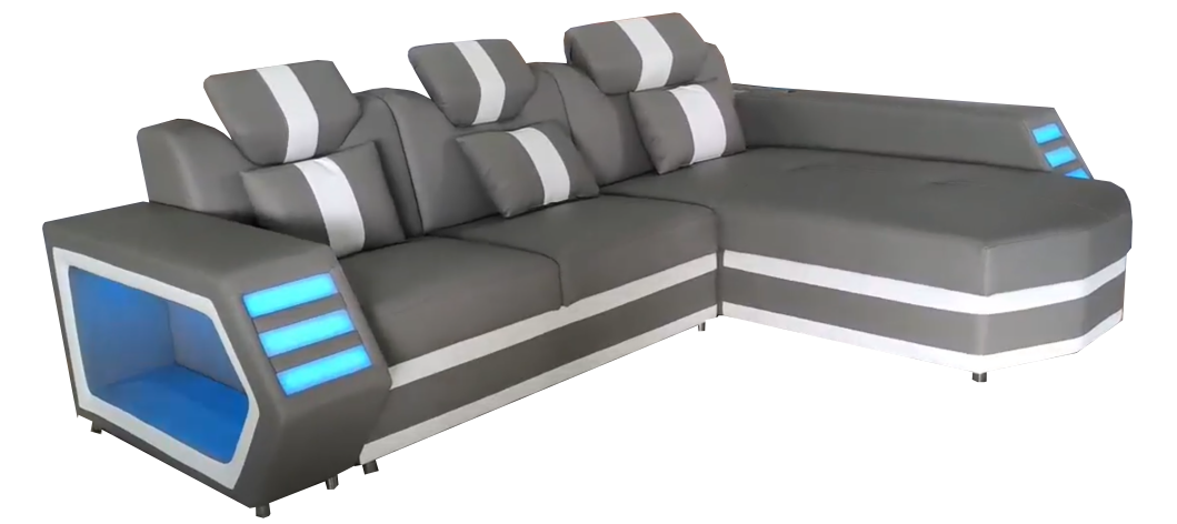 Boa Sectional LED Grey RIGHT