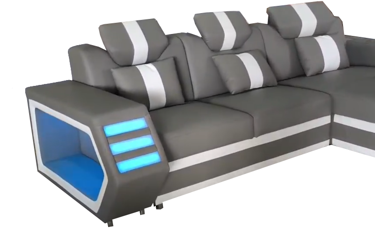 Boa Sectional LED Grey RIGHT