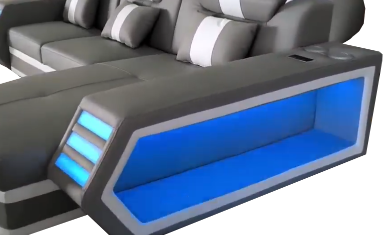 Boa Sectional LED Grey RIGHT