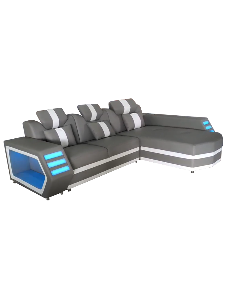 Boa Sectional LED Grey RIGHT