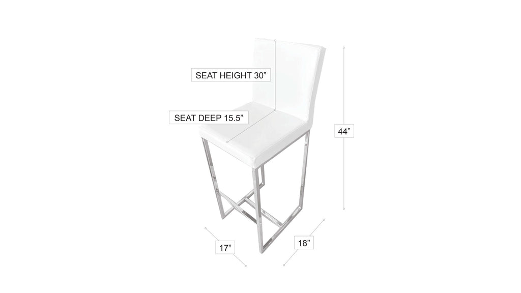 DIX Barstool OFF White