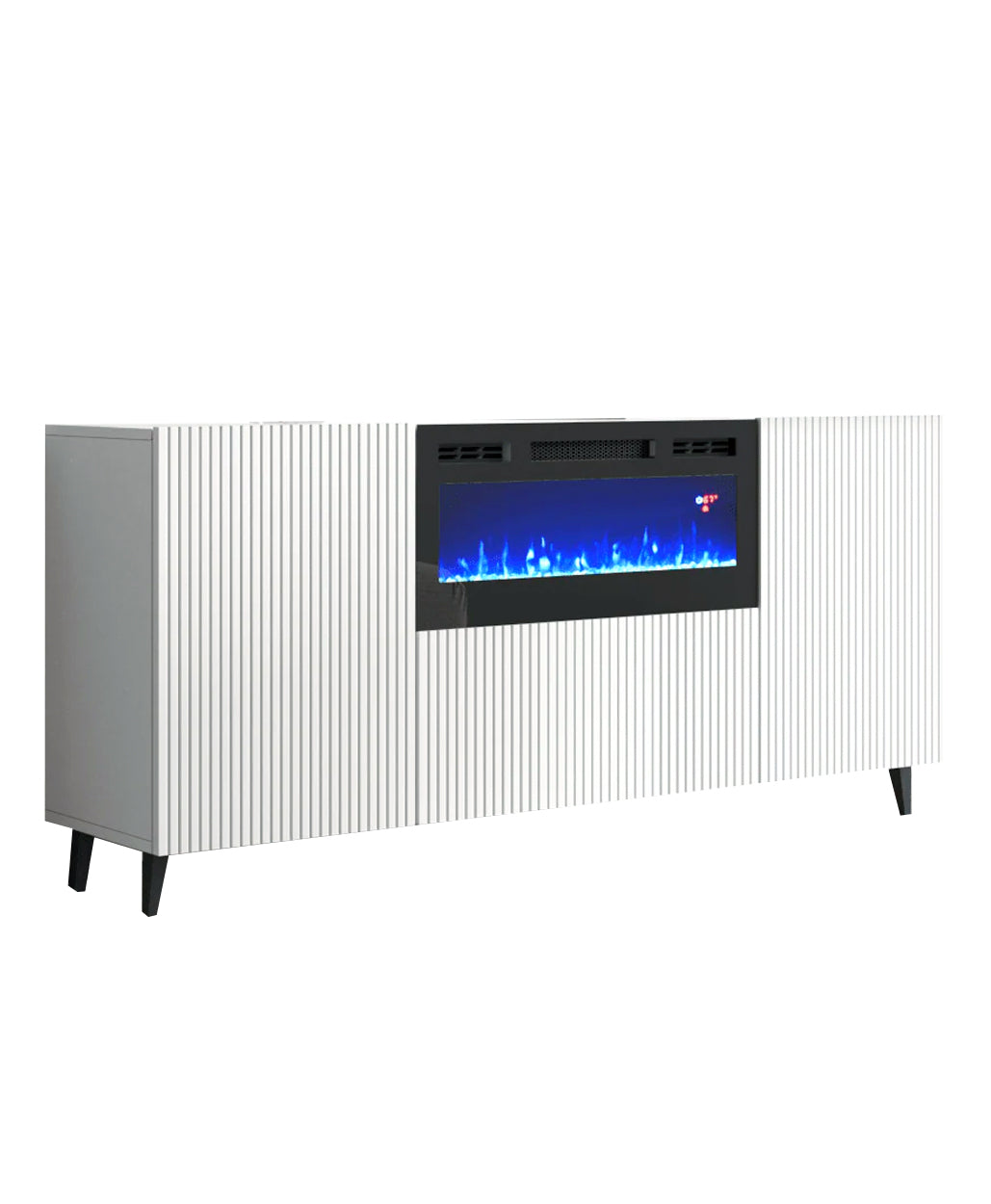 Buffet Sideboard B301-LED 245M Doors White Lacquer UV