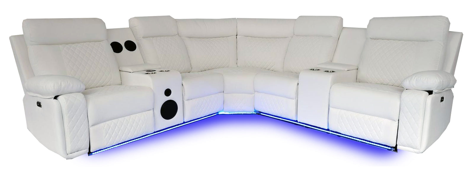CHICAGO Power Sectional White