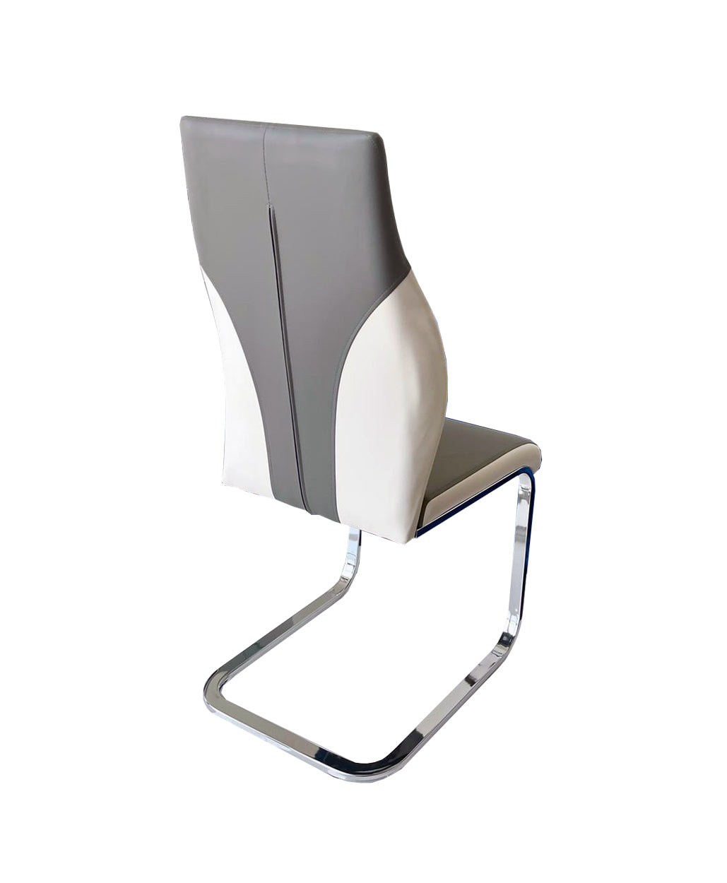 Crystal Dining Chair Grey & White