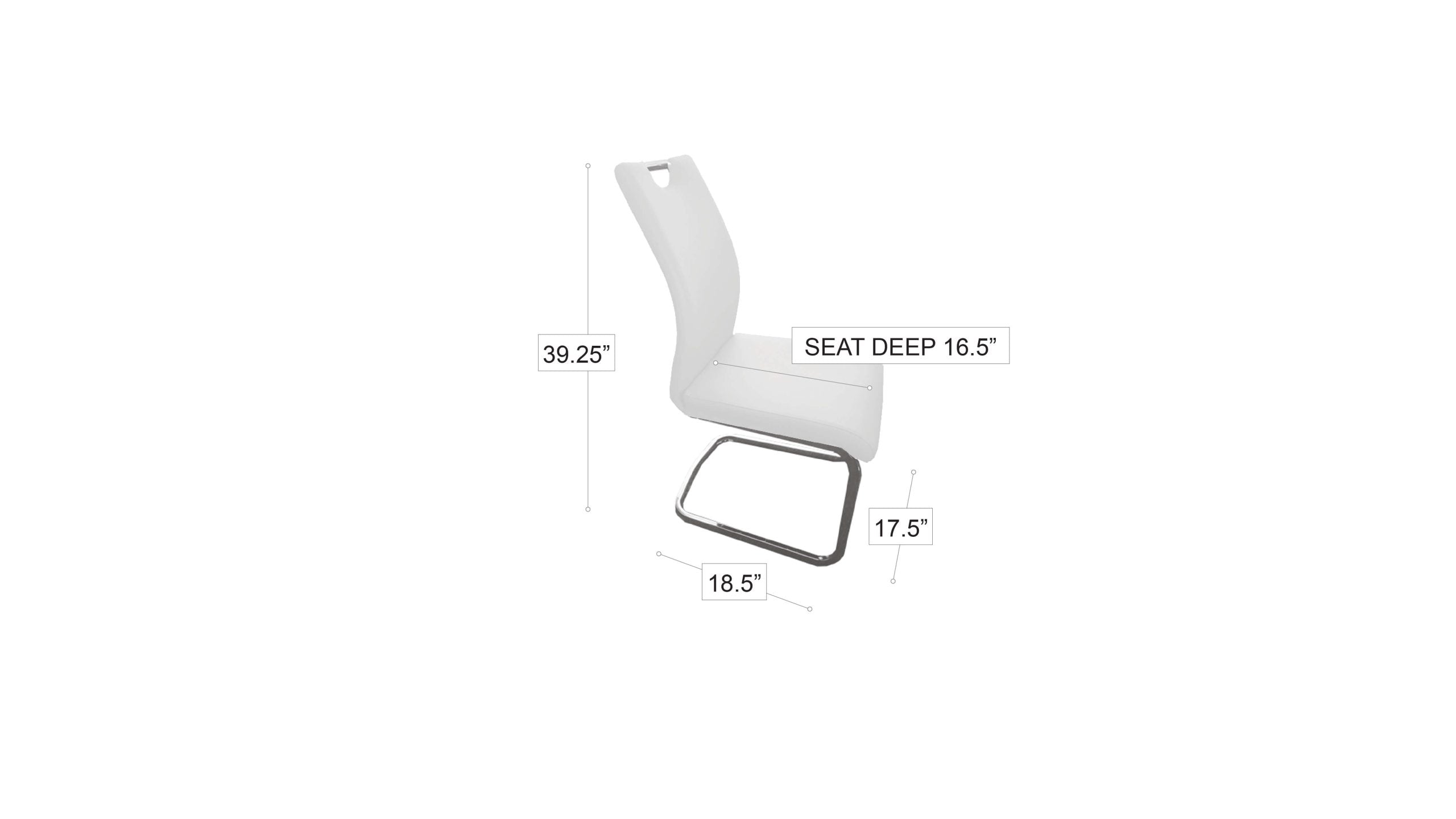 Celimo Dining Chair White