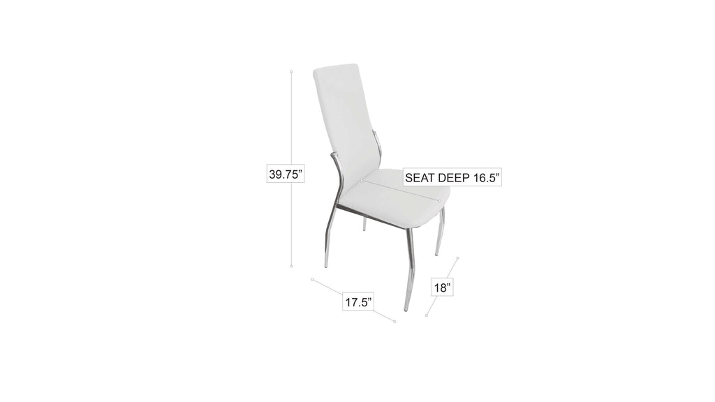 Dalma Dining Chair White 117