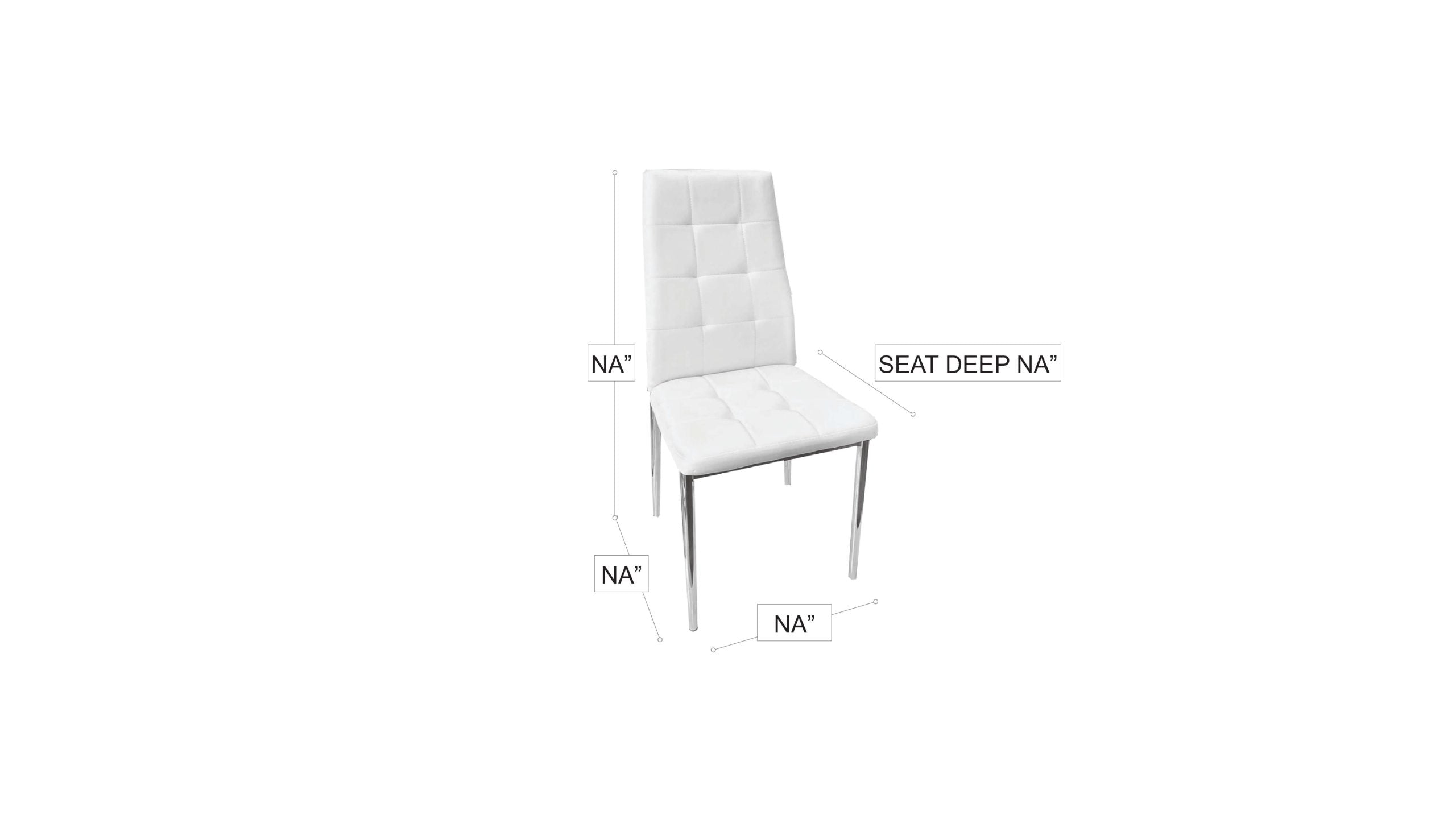 Diana Dining Chair White