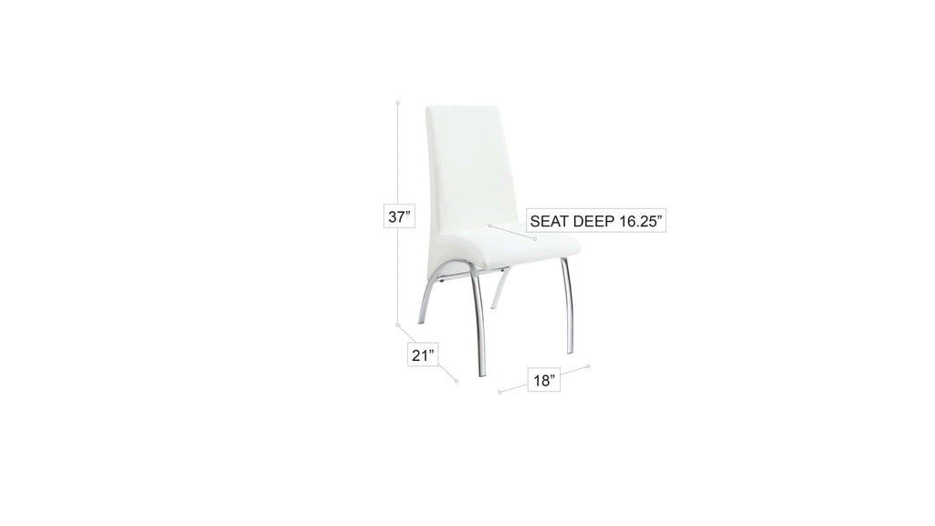 Milan Dining Chair White
