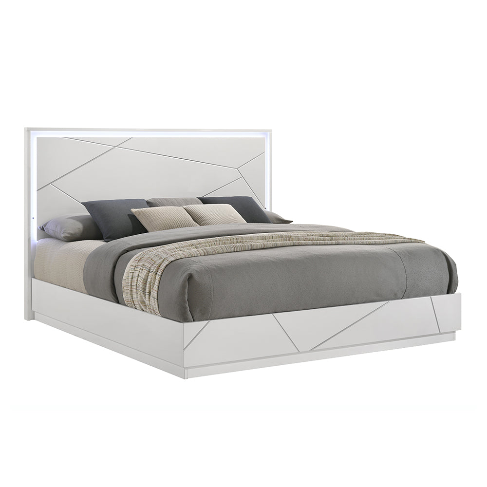 Dubai Queen Bed LED