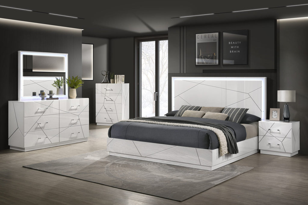 Dubai Bedroom Set Queen LED