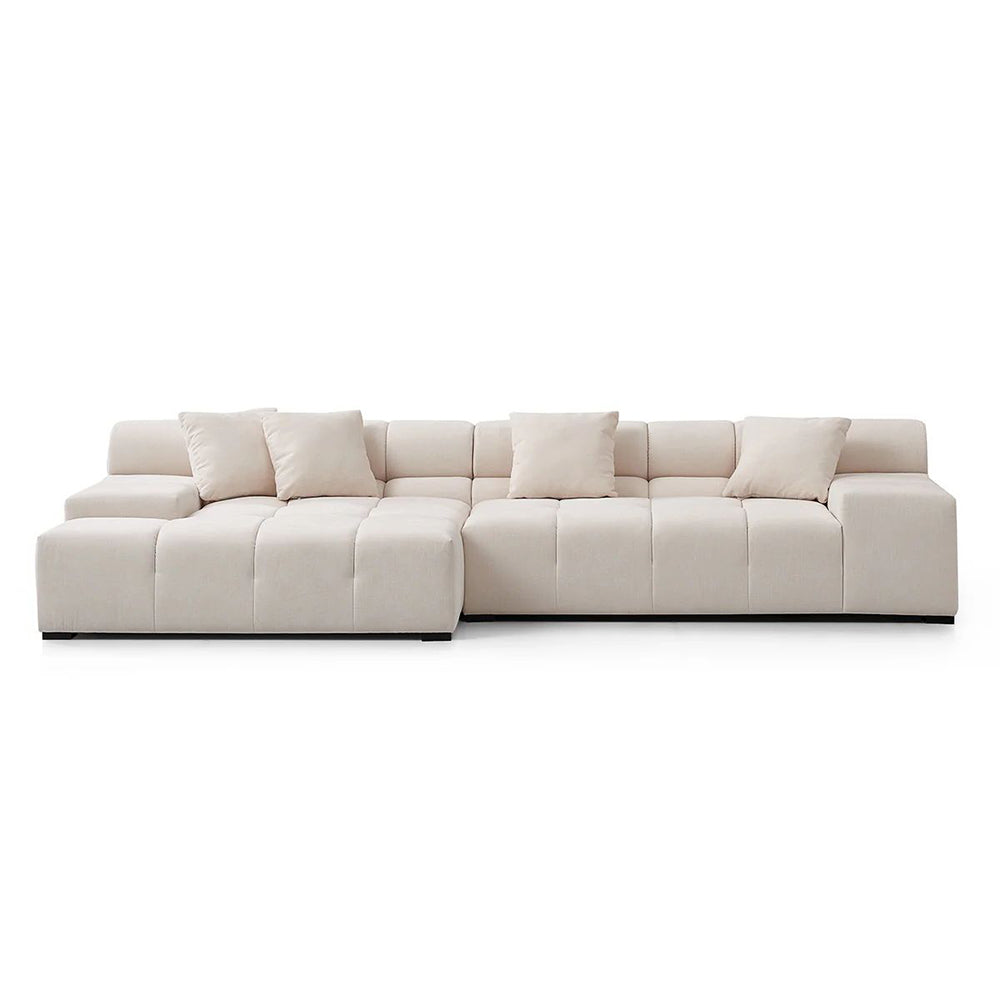 Midtown Sectional Cream LEFT