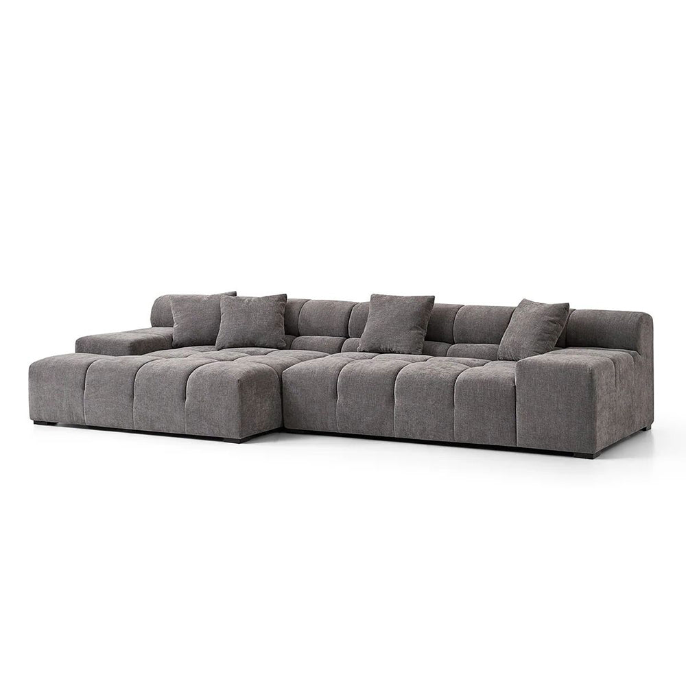 Midtown Sectional Grey LEFT
