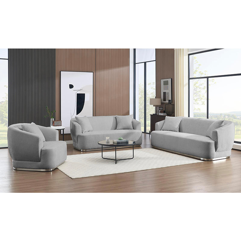 MONACO SOFA & LOVESEAT SET GREY