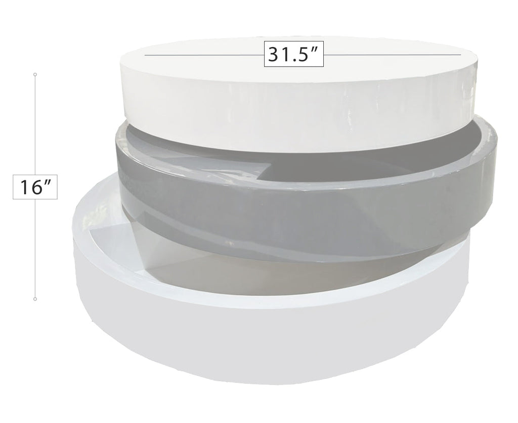 Ovvo Coffee Table ALL WHITE