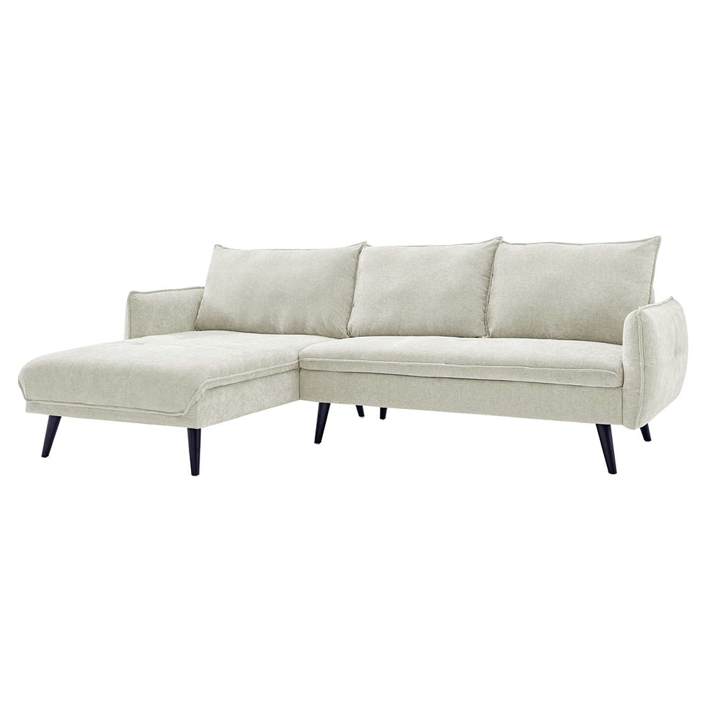 PARIS Sectional Light Beige LEFT