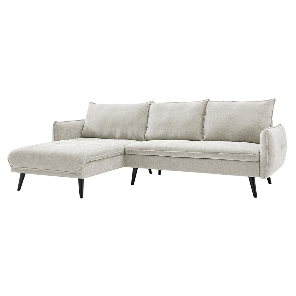 PARIS Sectional Light Grey LEFT