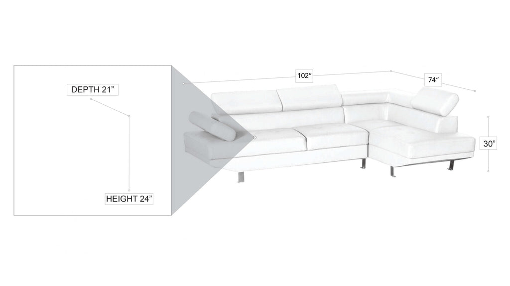 Mykonos Grey Right XL