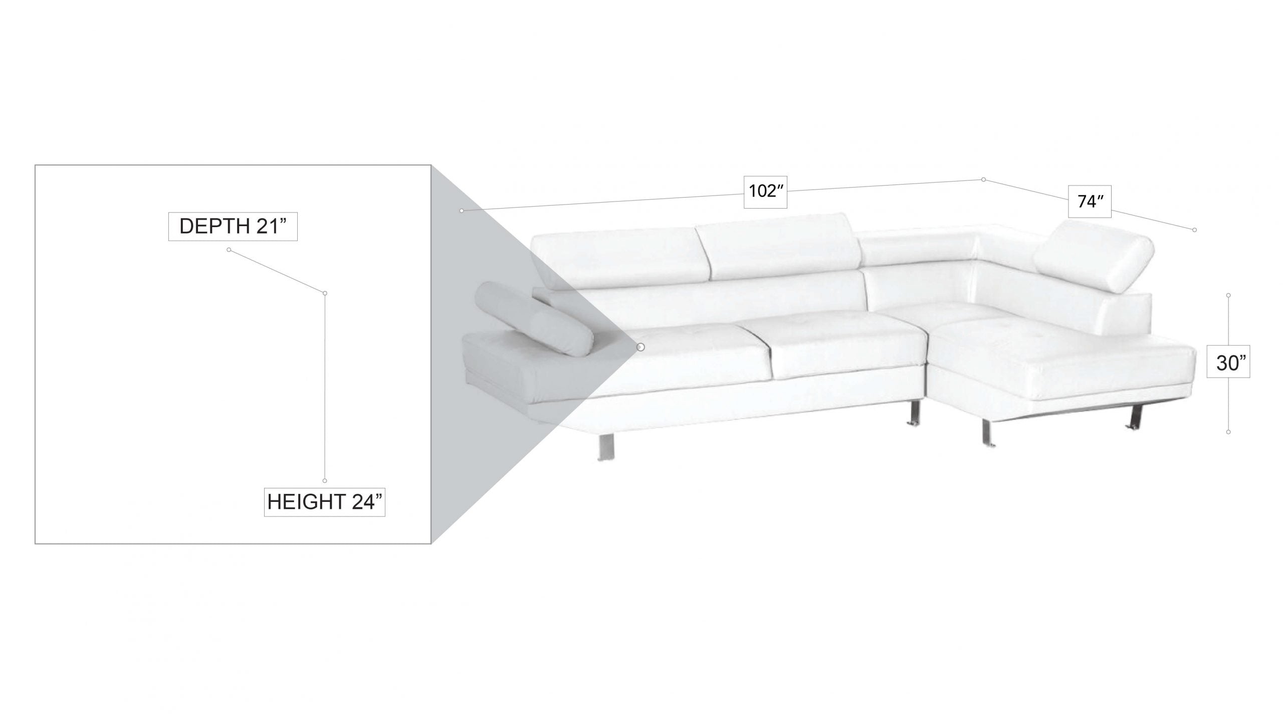 Mykonos Black Right XL