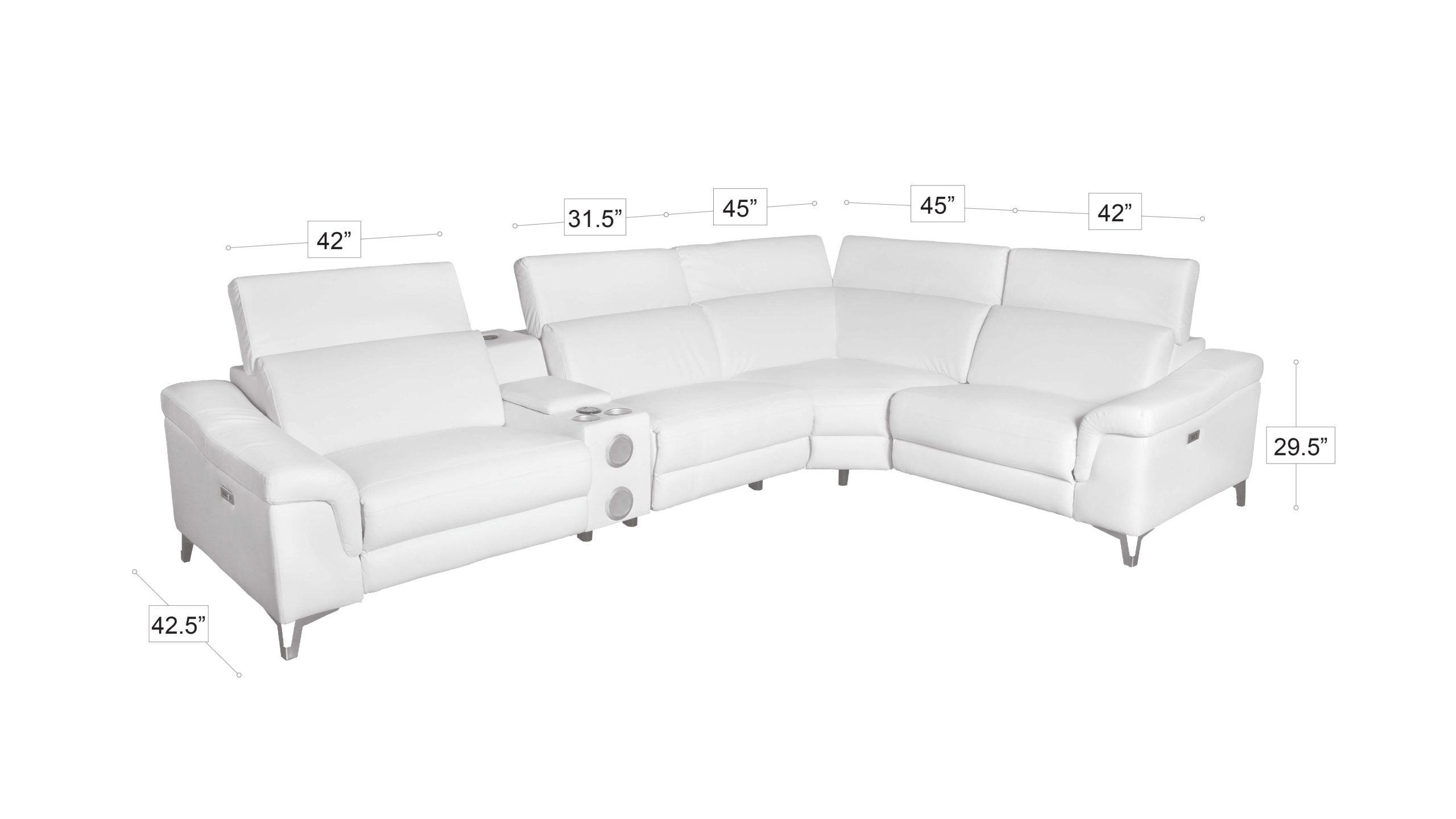 Spartacus Recliner Model 2025 Grey