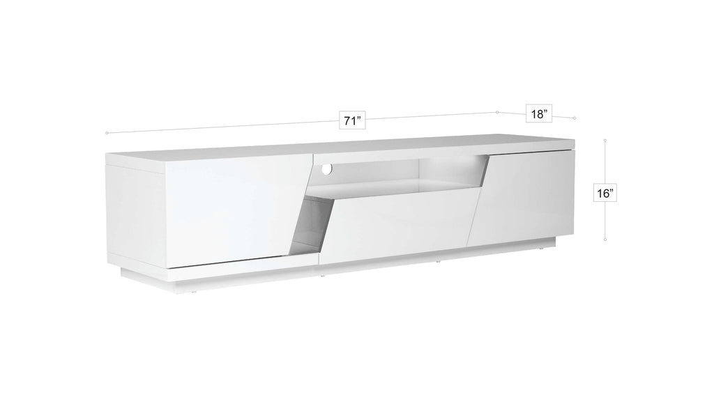 Adalyn TV white All White Lacquer Paint