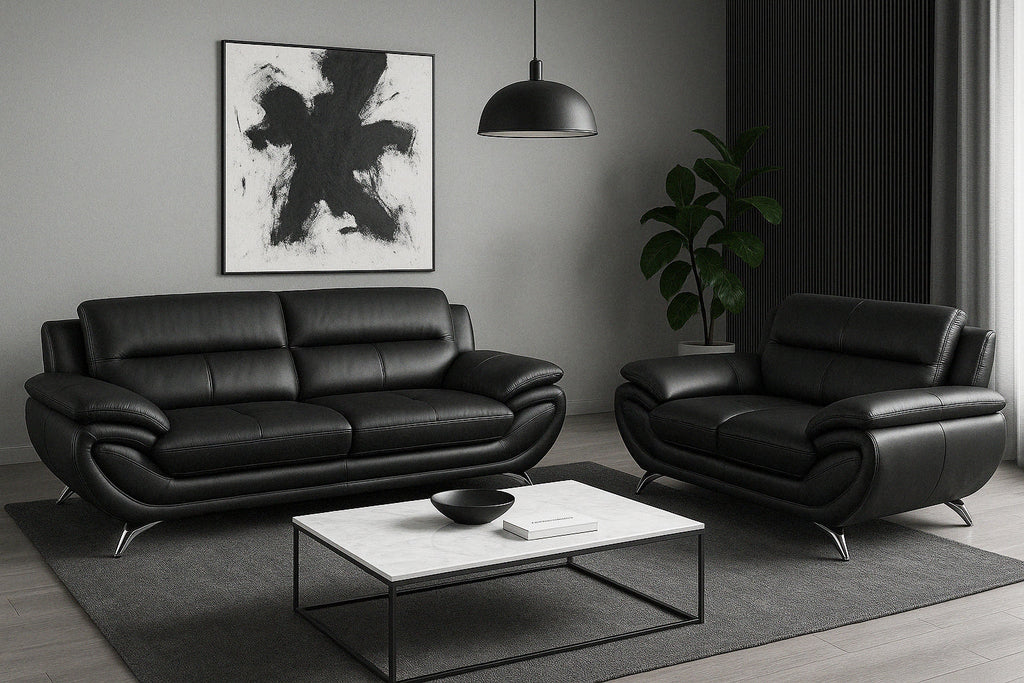 Venecia Sofa Set Black