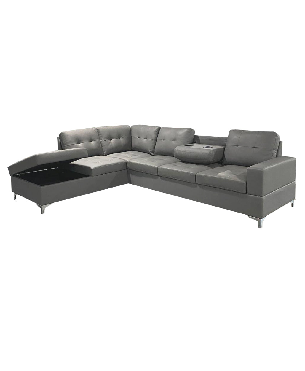 Antonella Sectional Grey Left