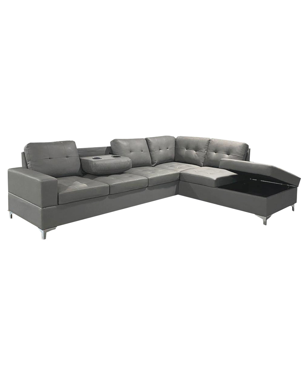 Antonella Sectional Grey Right
