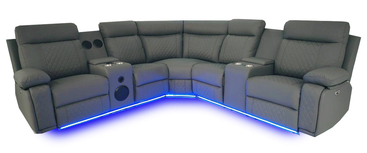 CHICAGO Power Sectional Grey