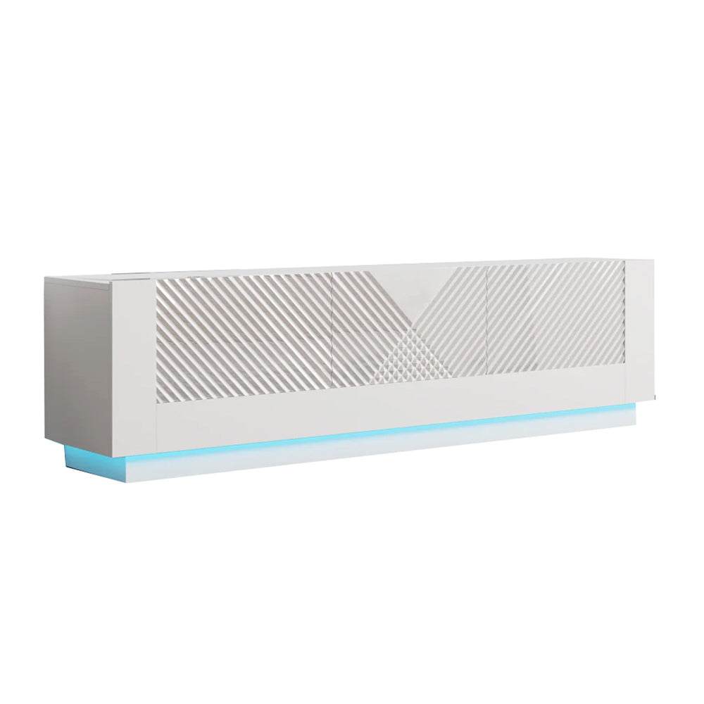 Colonia TV241 Stand LED Doors White Lacquer UV