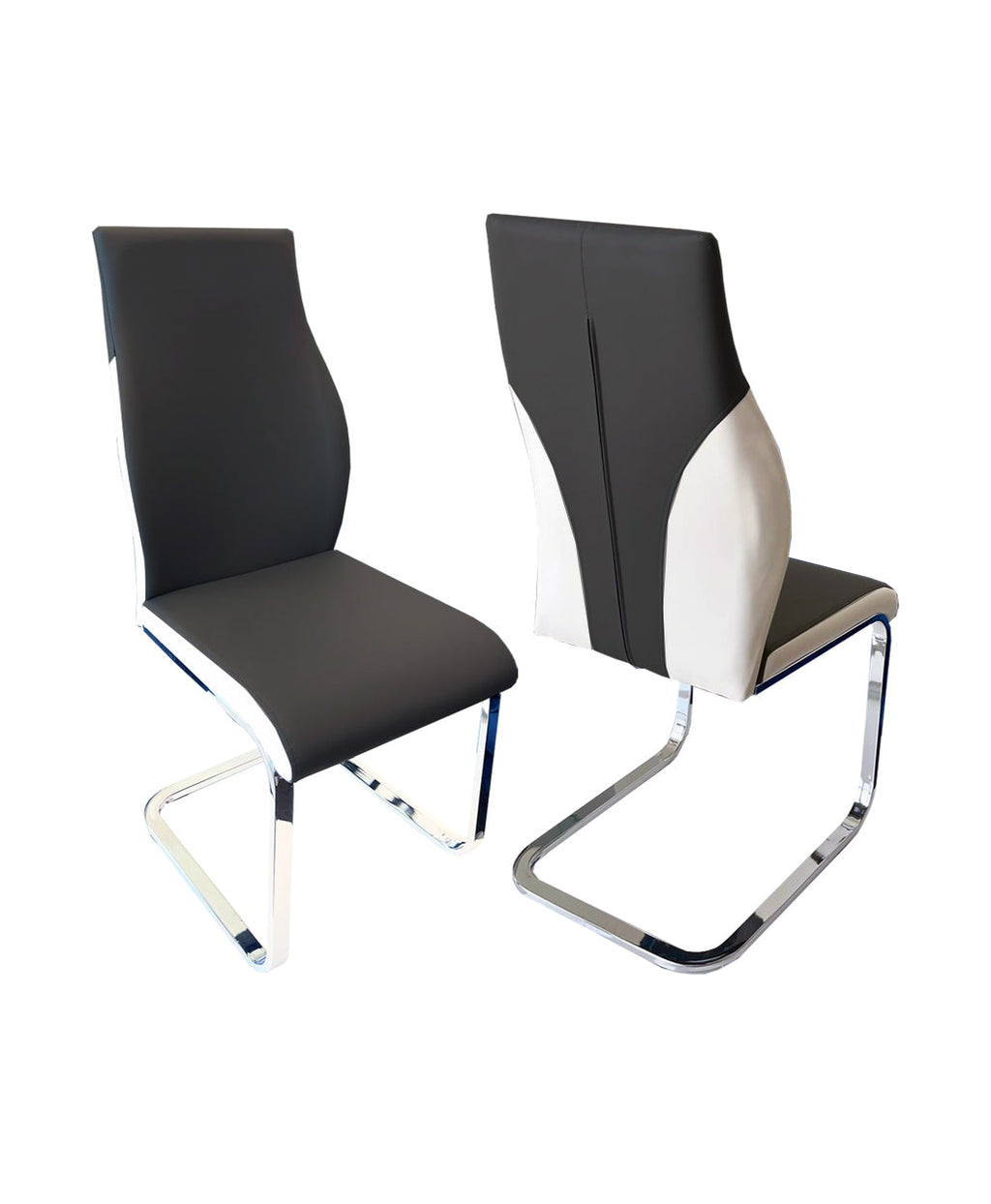 Crystal Dining Chair Black & White