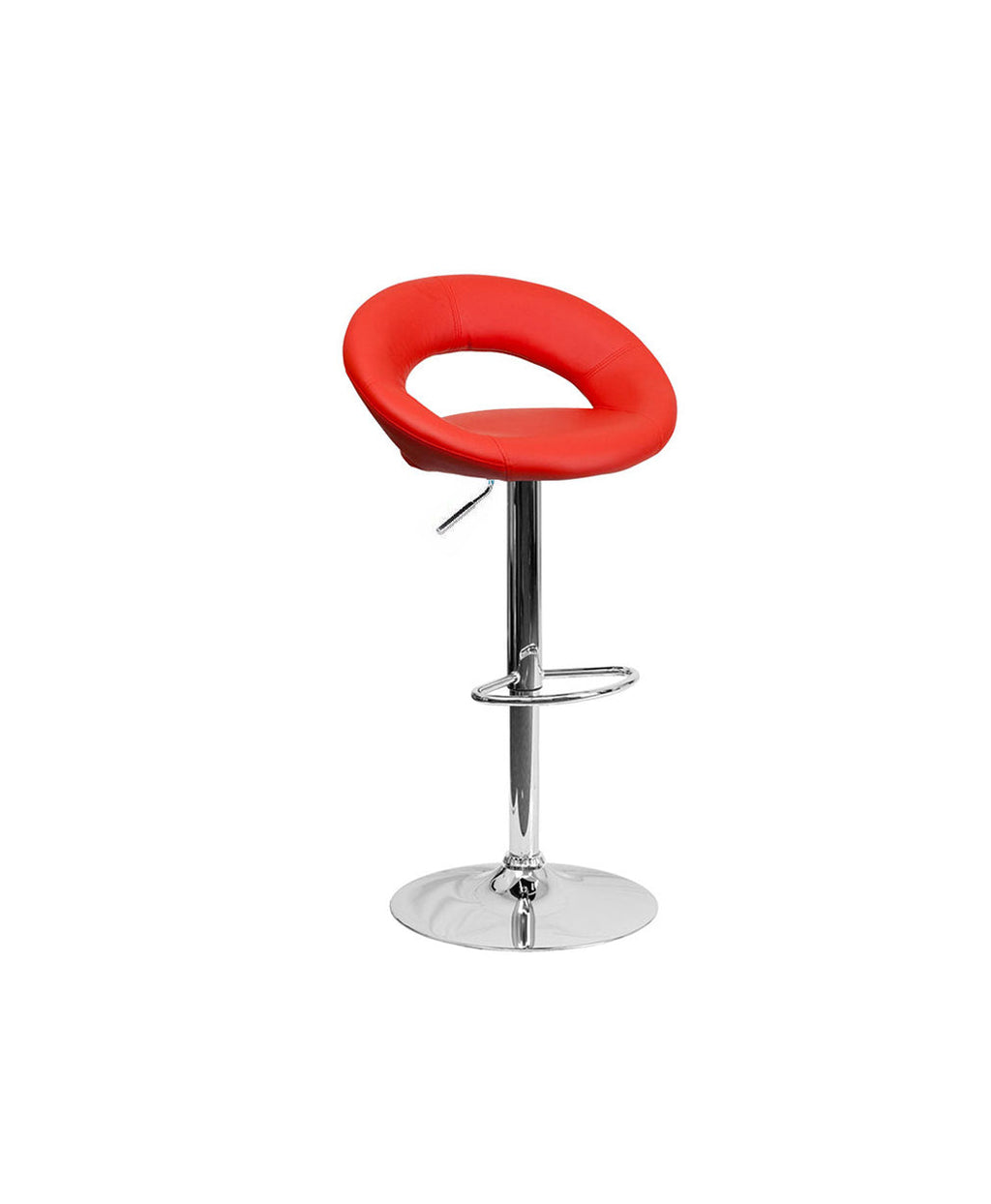 Donut Barstool Red