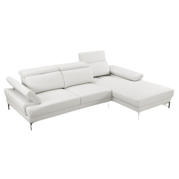 Kim Sectional White RIGHT