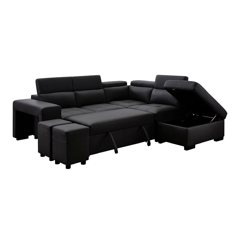 POSITANO Sectional NEW 2025 RIGHT BLACK