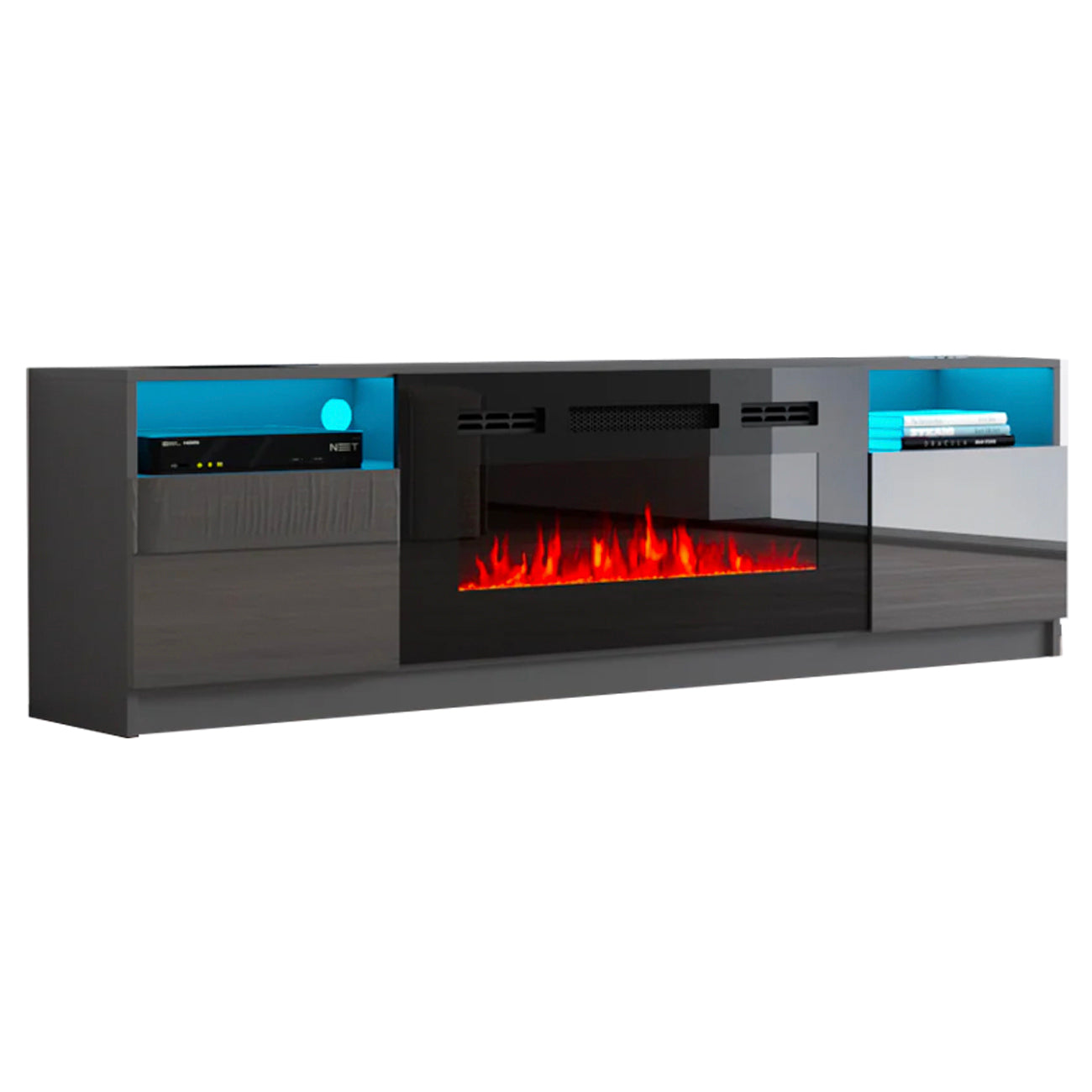 .TV4190 Fireplace TV Stand GREY