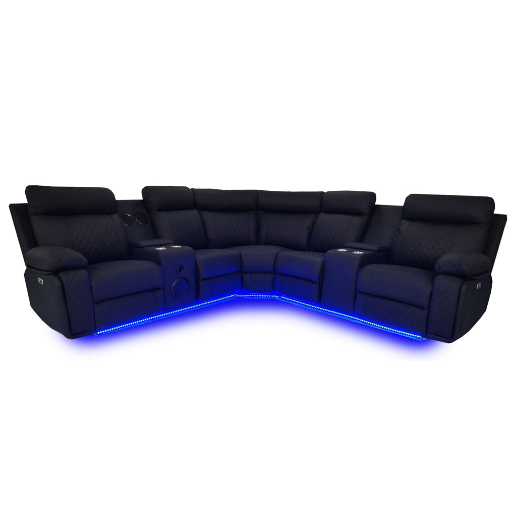 CHICAGO Power Sectional Black